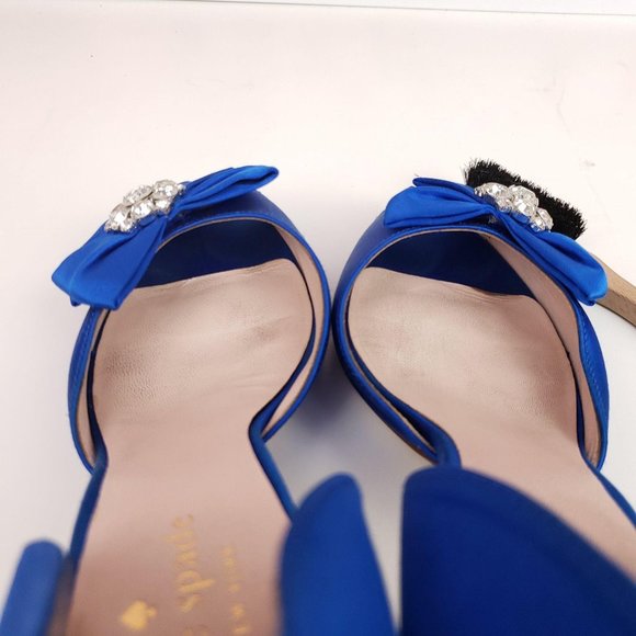 Kate Spade Santarosa Peep D'orsay Toe Heel 6.5 - Picture 5 of 9